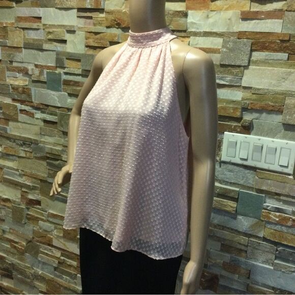 ALICE + OLIVIA Liana High Bow-Neck English Rose Blouse - Picture 7 of 12